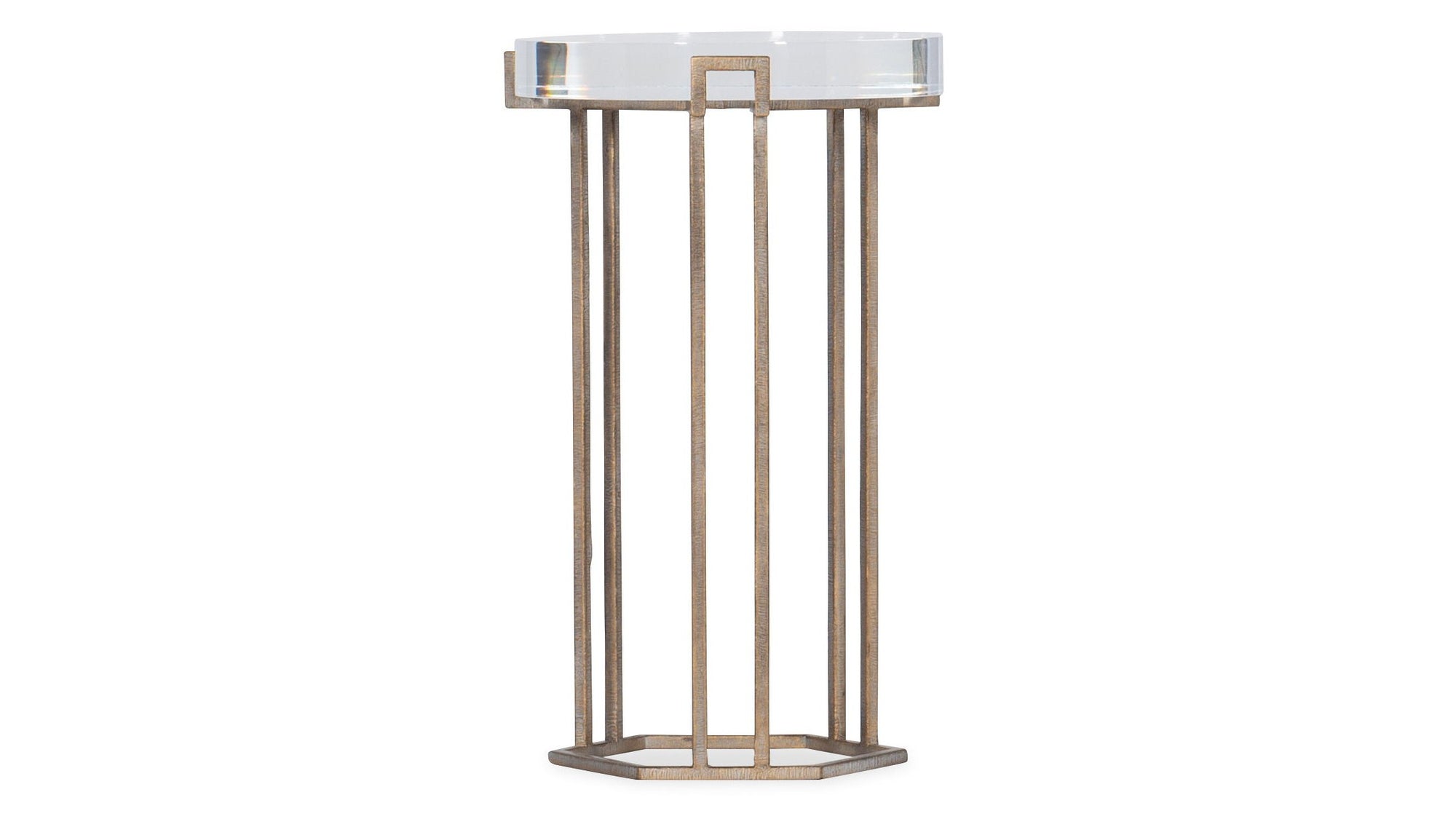 Melange - Grove Round End Table - Dark Brown