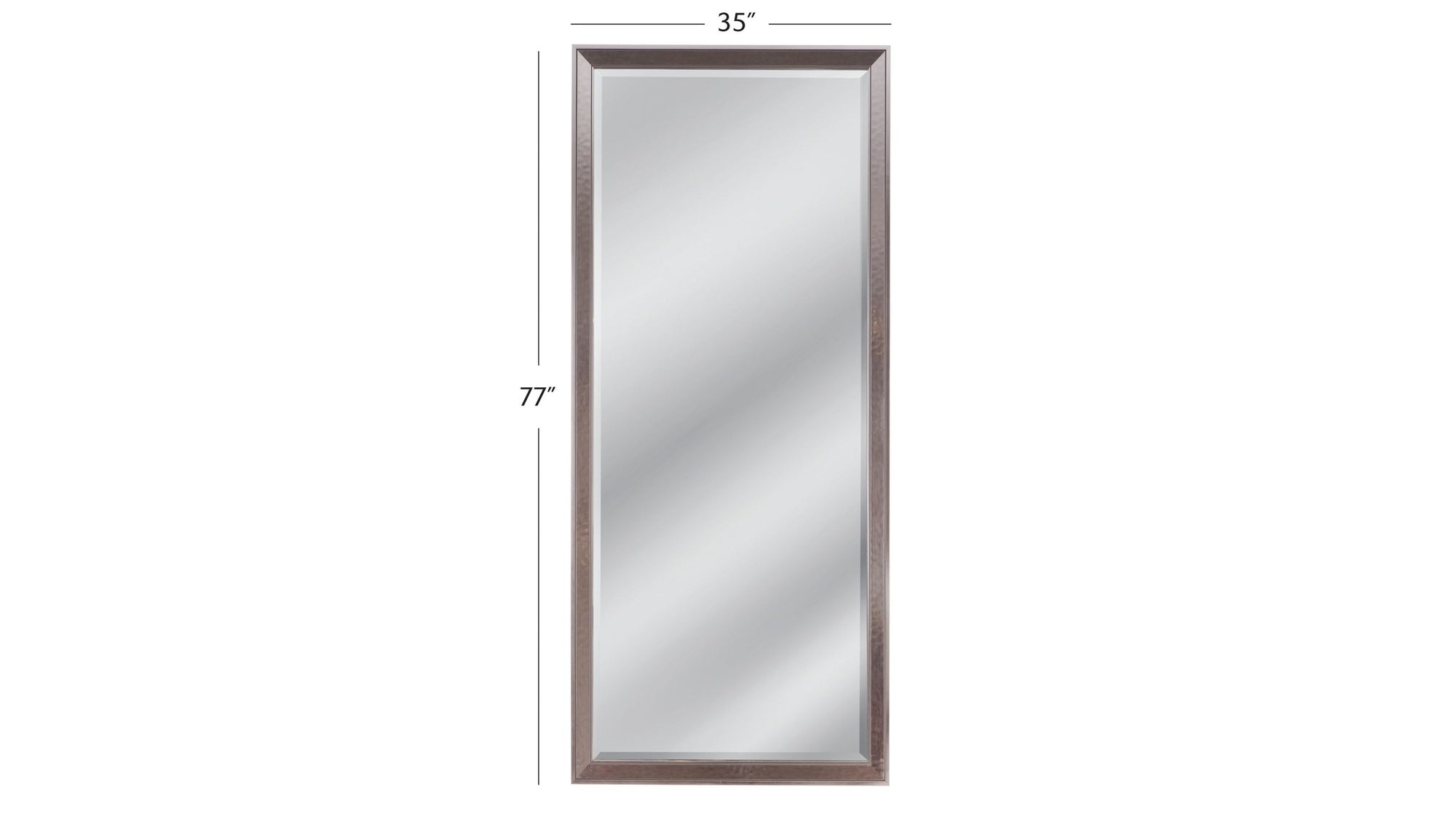 Sophie - Floor Mirror - Silver