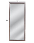 Sophie - Floor Mirror - Silver