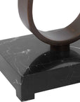 Galloway - Minimalist Accent Table - Black / Bronze