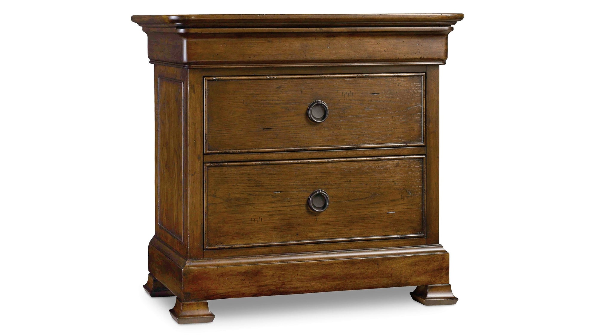 Archivist - 3-Drawer Nightstand - Dark Brown