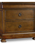 Archivist - 3-Drawer Nightstand - Dark Brown