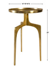 Kenna - Accent Table - Gold