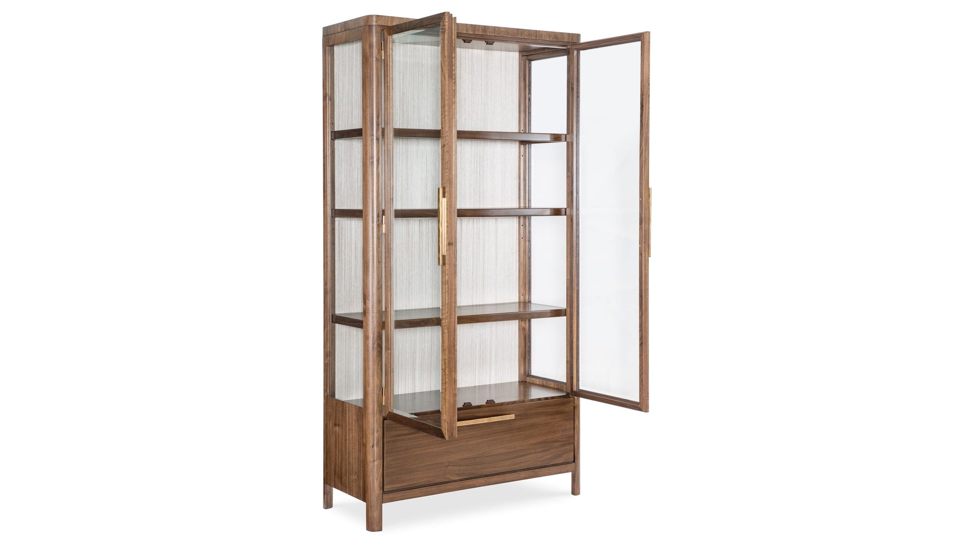 Eleana - Display Cabinet - Medium Wood