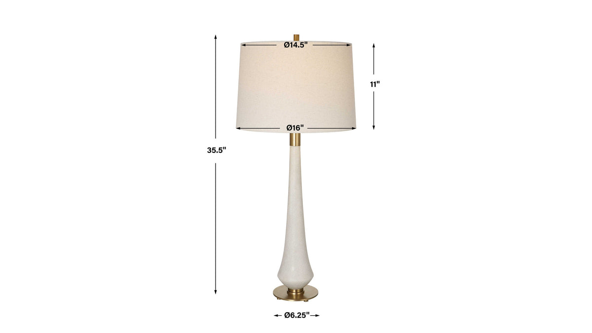 Marille - Stone Table Lamp - Beige