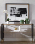 Mystere - Framed Contemporary Print - Black