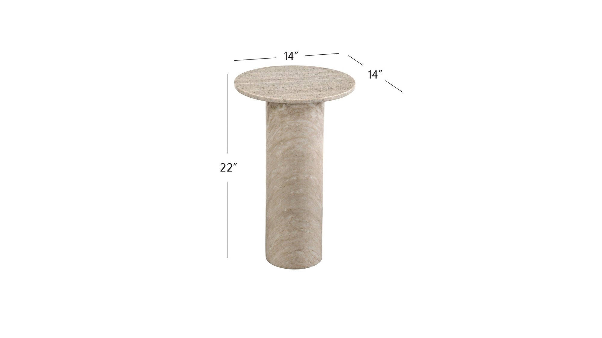 Claude - Accent Table - Silver