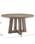 McGuire - Dining Table - Dark Brown