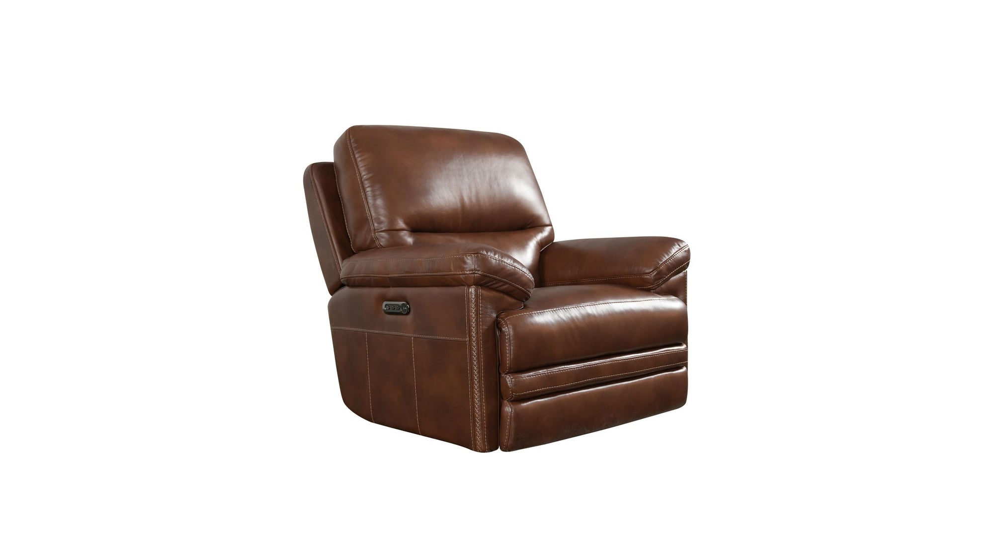 David - Power Gliding Recliner With Power Headrest & Lumbar - Pecan