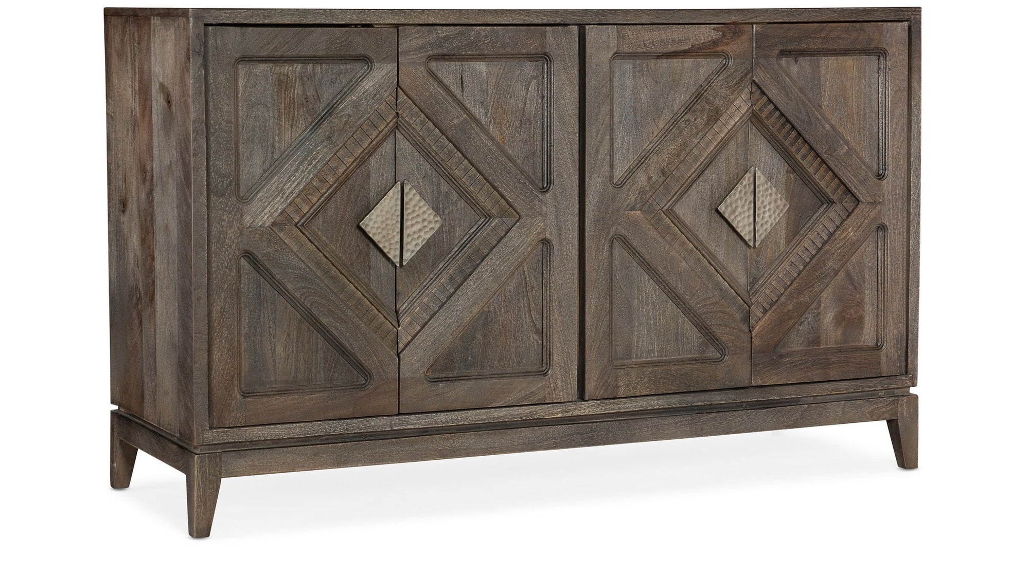 Commerce And Market - Carved Accent Chest - Dark Brown