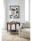 Chapman - Round Side Table - Medium Brown