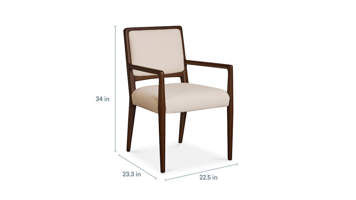 Copenhagen Upholstered Dining Armchair