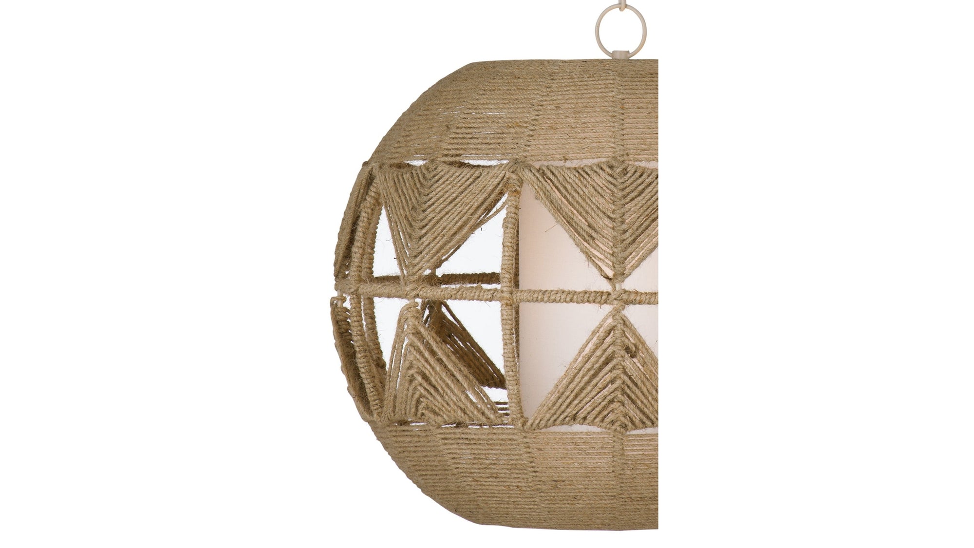 Woven - Pendant Lamp - Light Brown