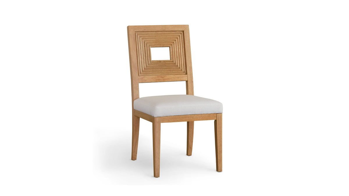 Newbury Open Back Side Chair with Upholstered Seat