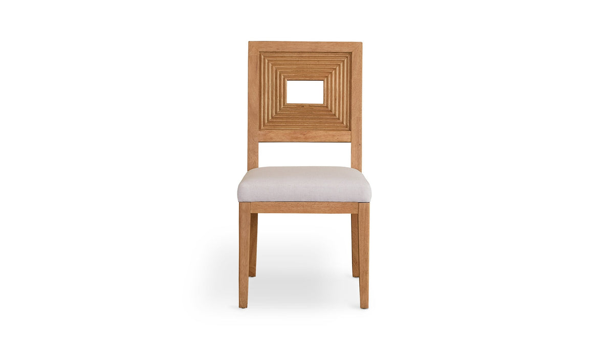 Newbury Open Back Side Chair with Upholstered Seat