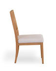 Newbury Open Back Side Chair with Upholstered Seat