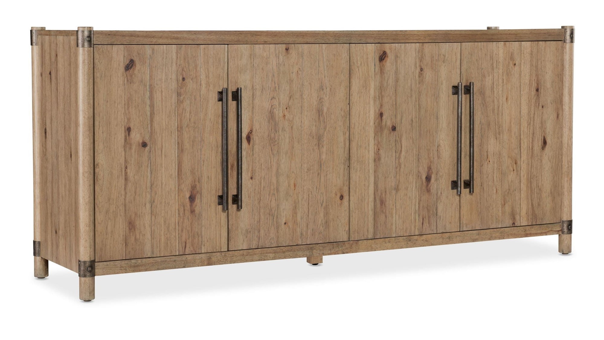 Vineyard Row - Entertainment Credenza - Light Brown