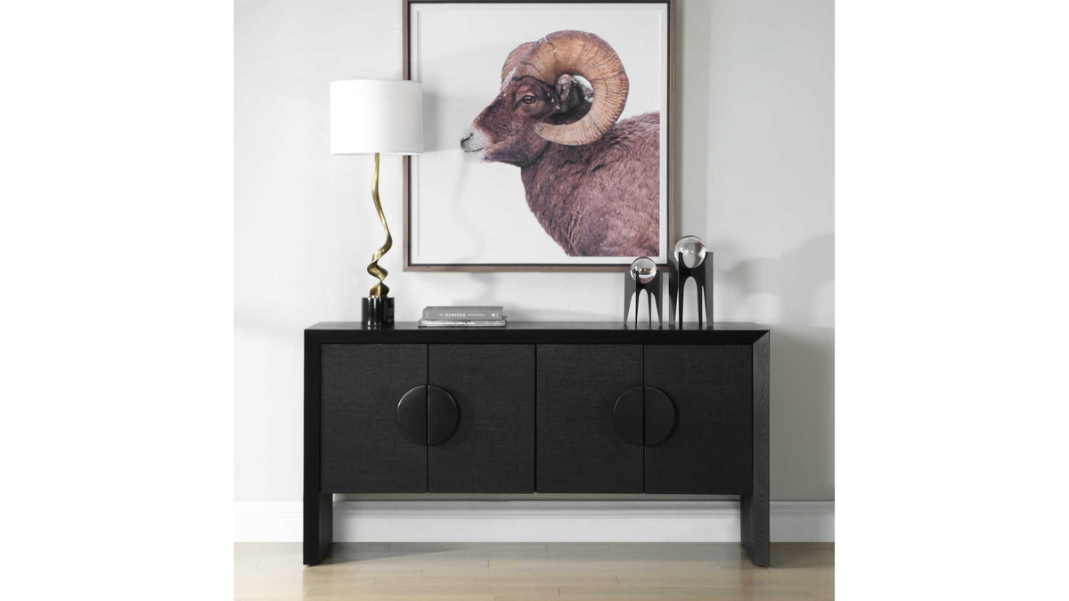 Williams - 4 Door Cabinet - Black