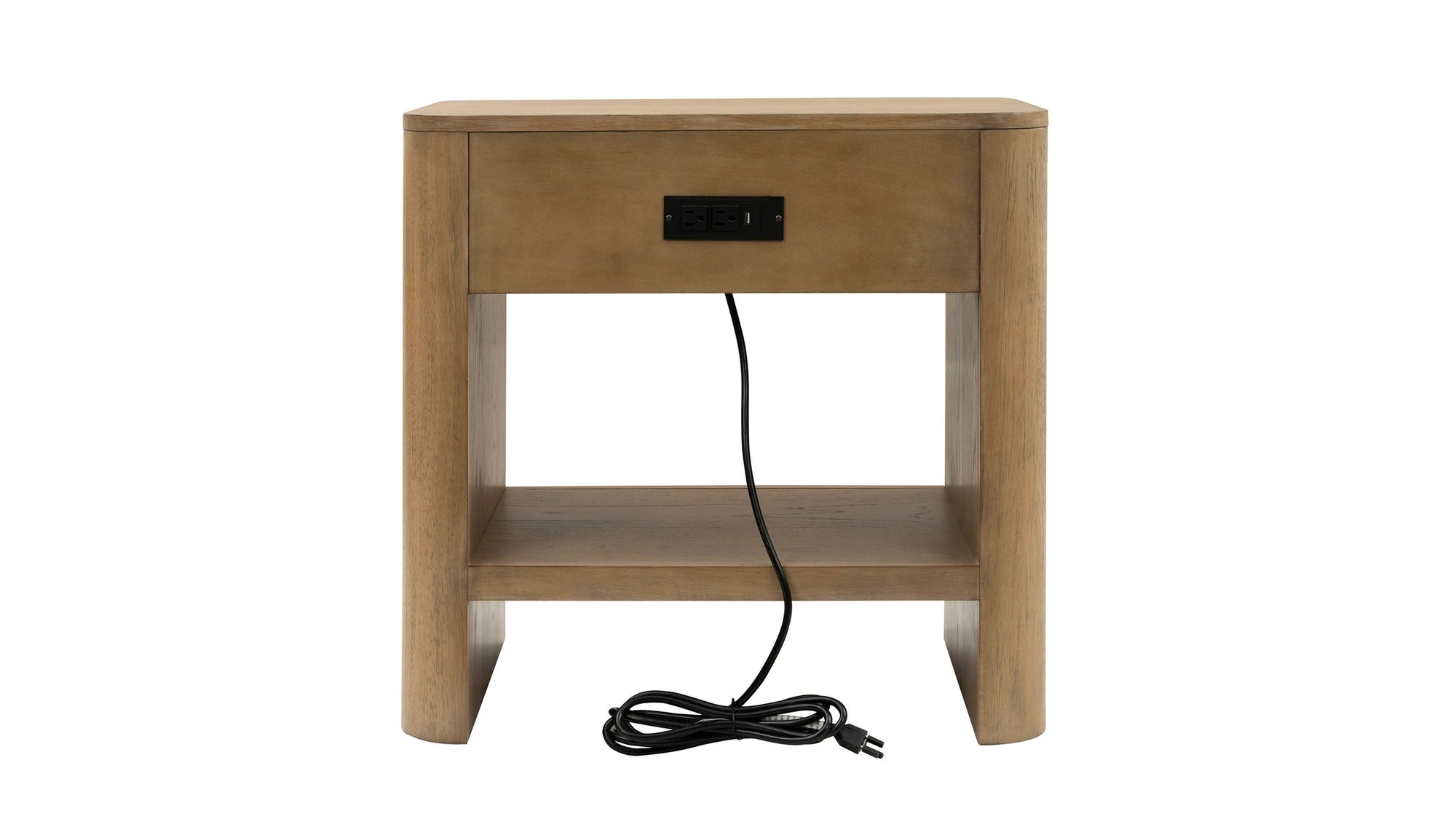 Normandy - Open Nightstand - Light Brown