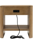 Normandy - Open Nightstand - Light Brown