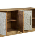 Brighton - Sideboard - Light Brown / Silver