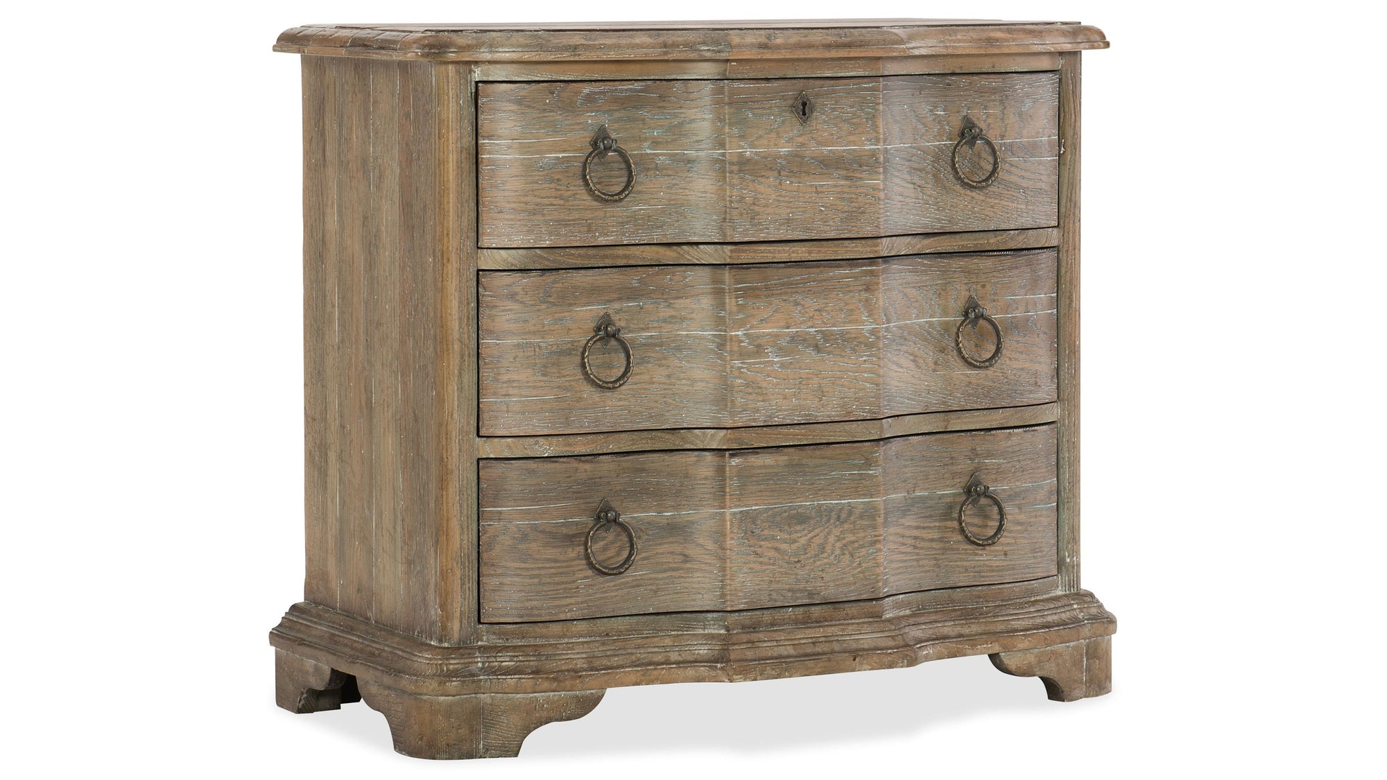 Boheme - Bastogne 3-Drawer Nightstand - Light Brown
