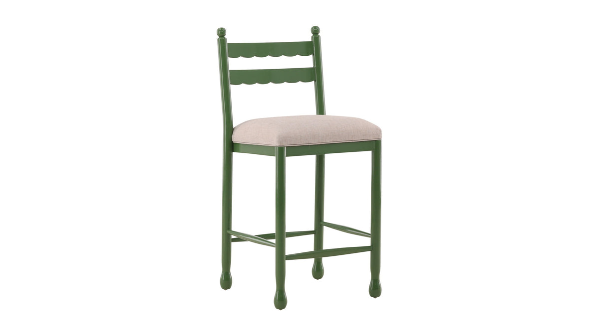 Bella - Counter Stool Set of 2 - Green
