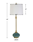 Kaimana - Aged Buffet Lamp - Blue