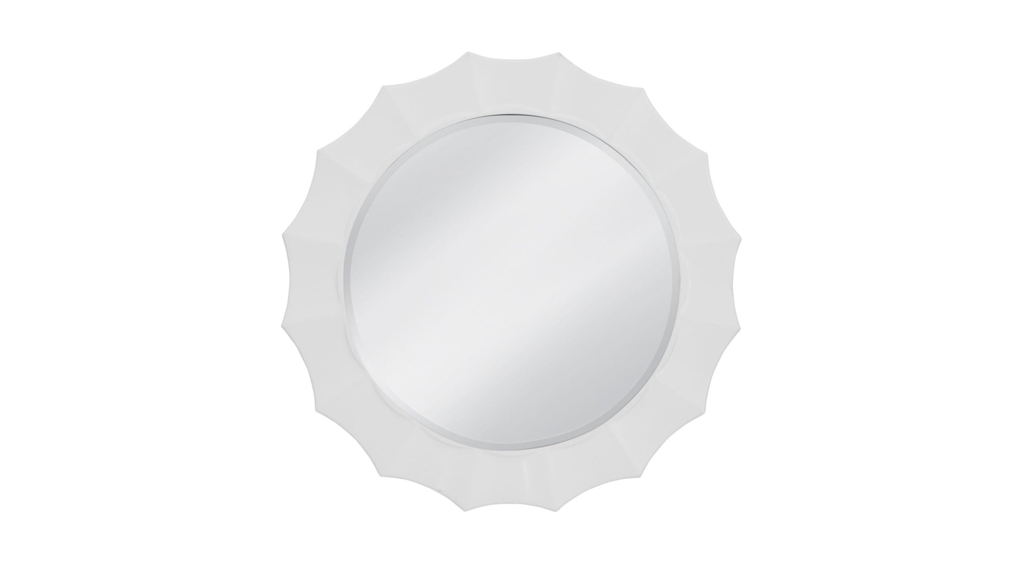 Altair - Wall Mirror - Glossy White