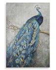Proud Papa - Hand Painted Art - Blue