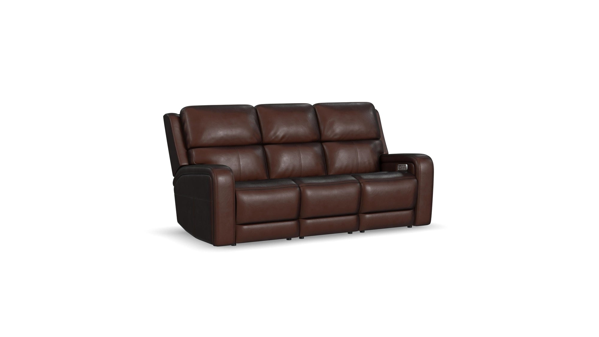 Oasis - Power Reclining Sofa With Power Headrests, Lumbar, Heat & Massage