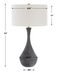 Helston - Table Lamp - Dark Charcoal