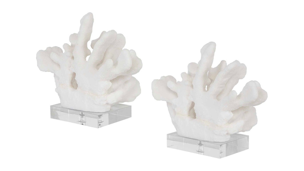 Charbel - Bookends Set of 2 - White
