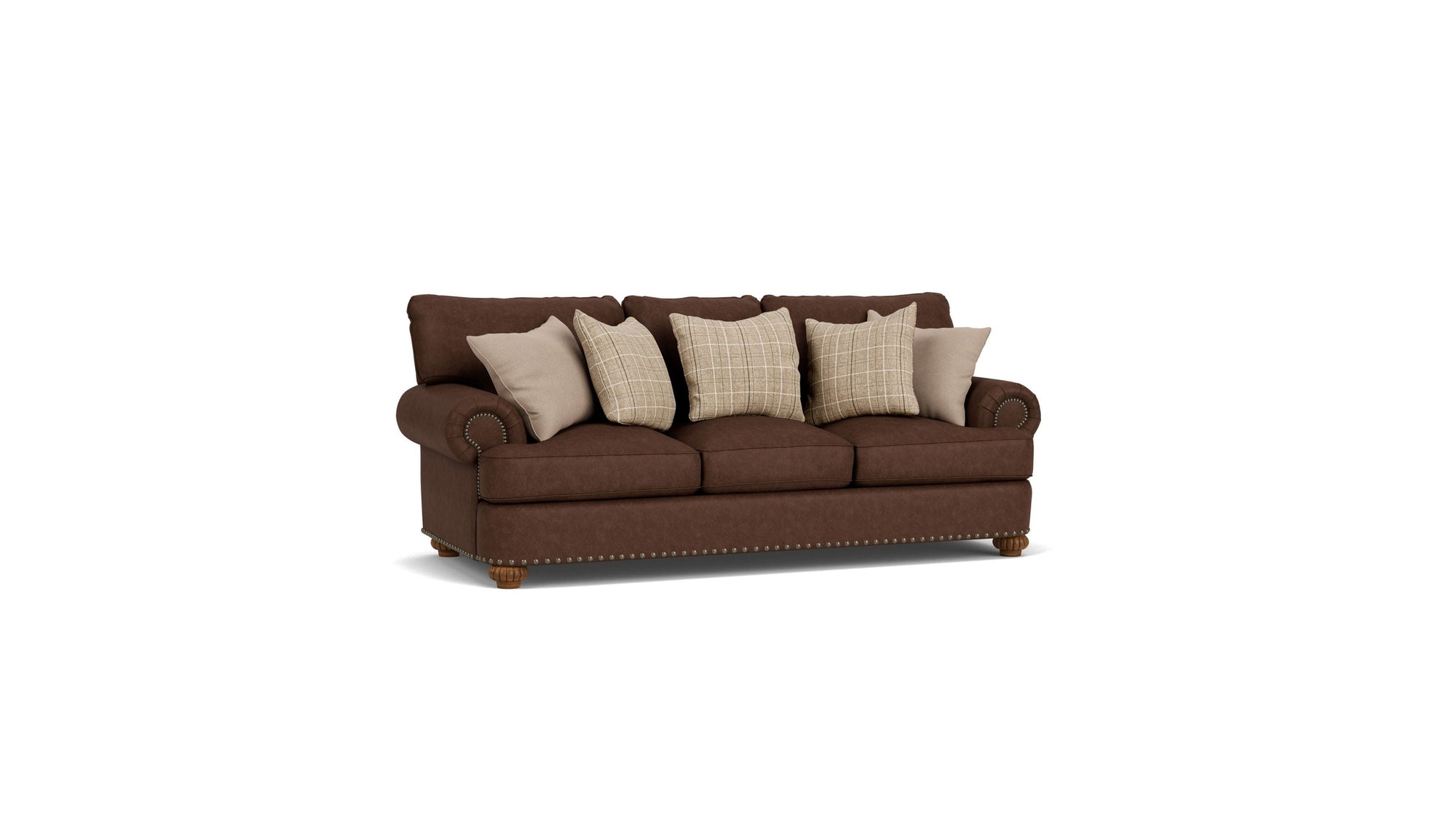 Patterson - Fabric Sofa, Nailhead Trim