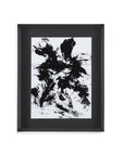 Expressive Abstract II Framed Print - Black