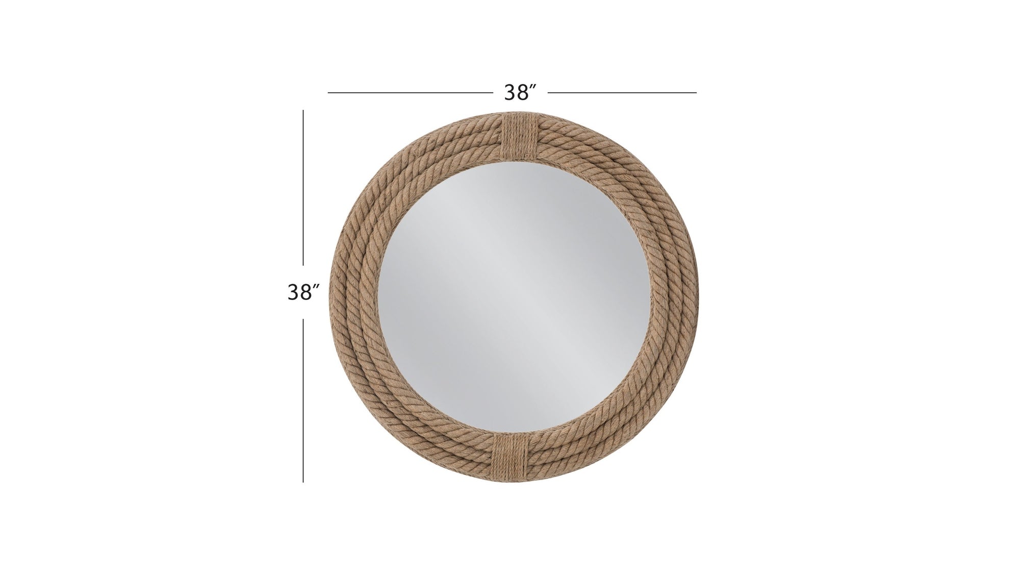 Mayflower - Wall Mirror - Rope