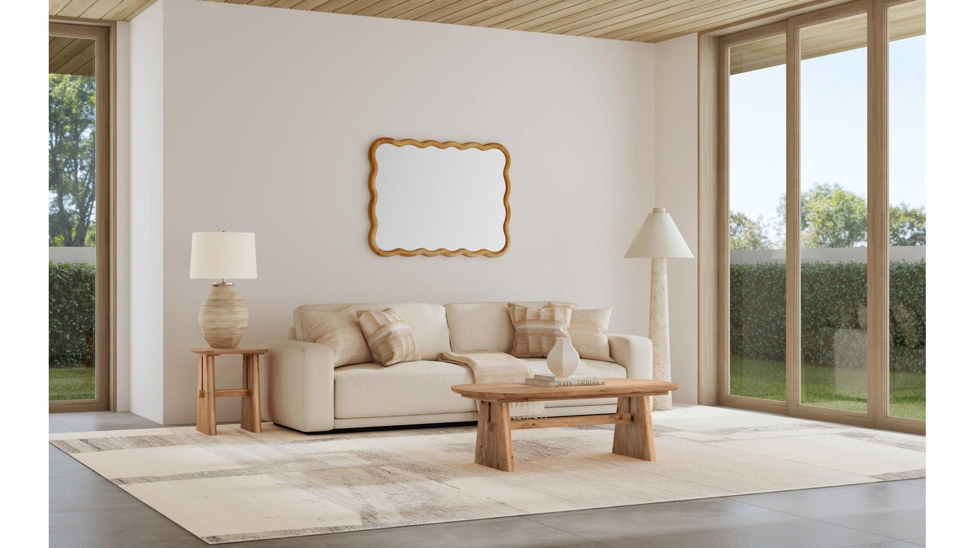 Fraser - Table Lamp - Distressed Cream