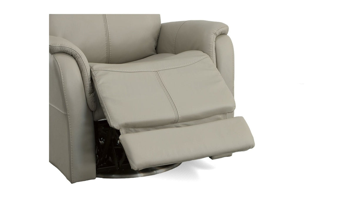 View - Power Swivel Recliner With Power Headrest