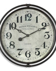 Nakul - Industrial Wall Clock - Silver