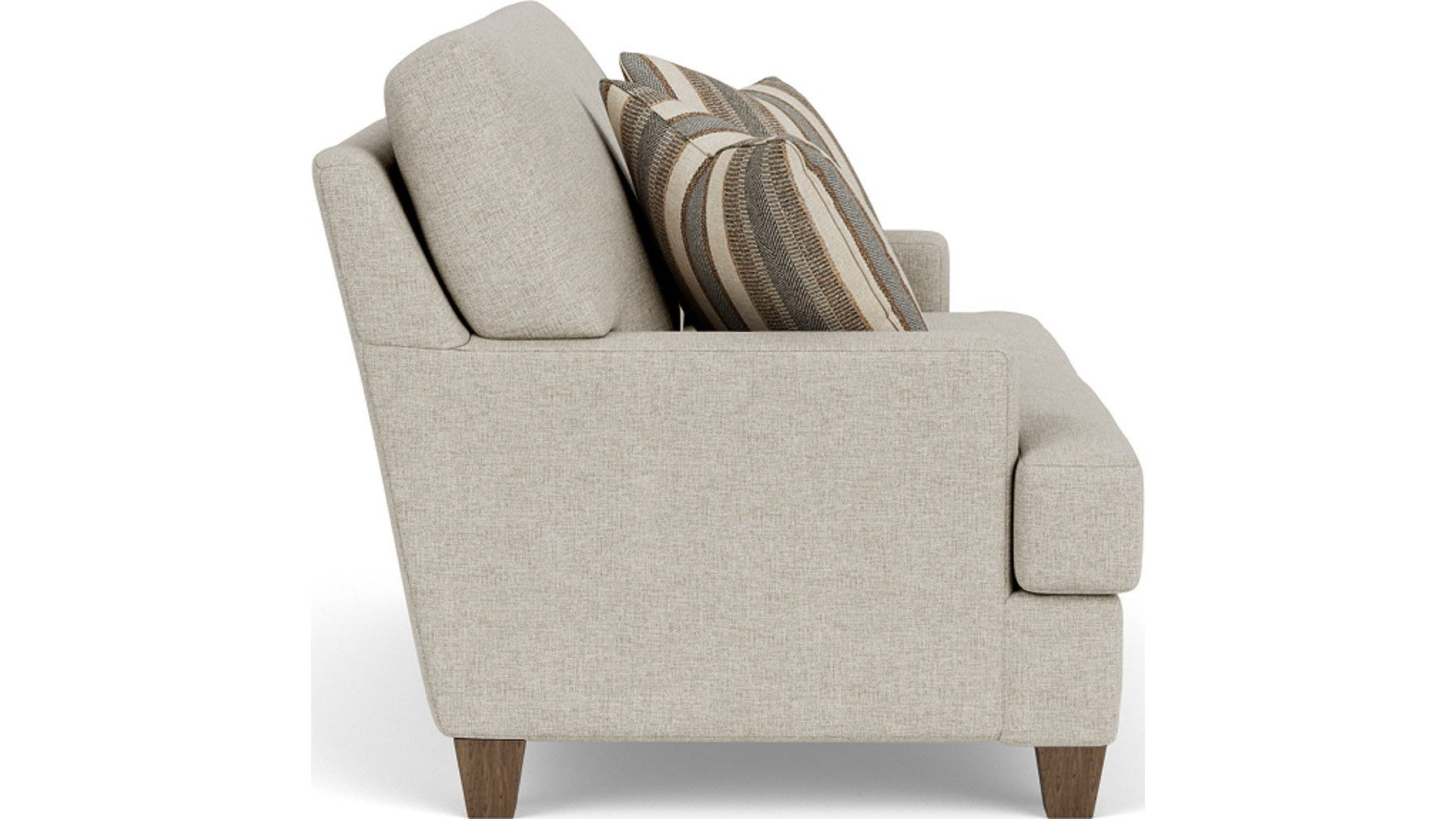 Moxy - Fabric Loveseat, T-Shaped Seat Cushion