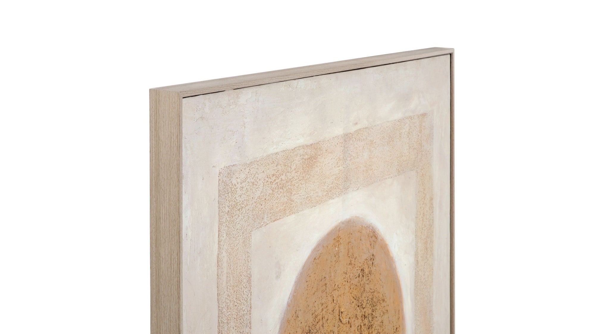 Central Canvas Art - Beige