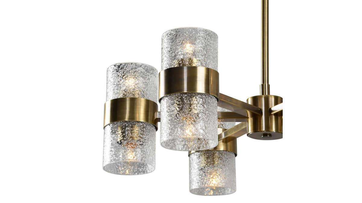Marinot - 12 Light Chandelier - Gold
