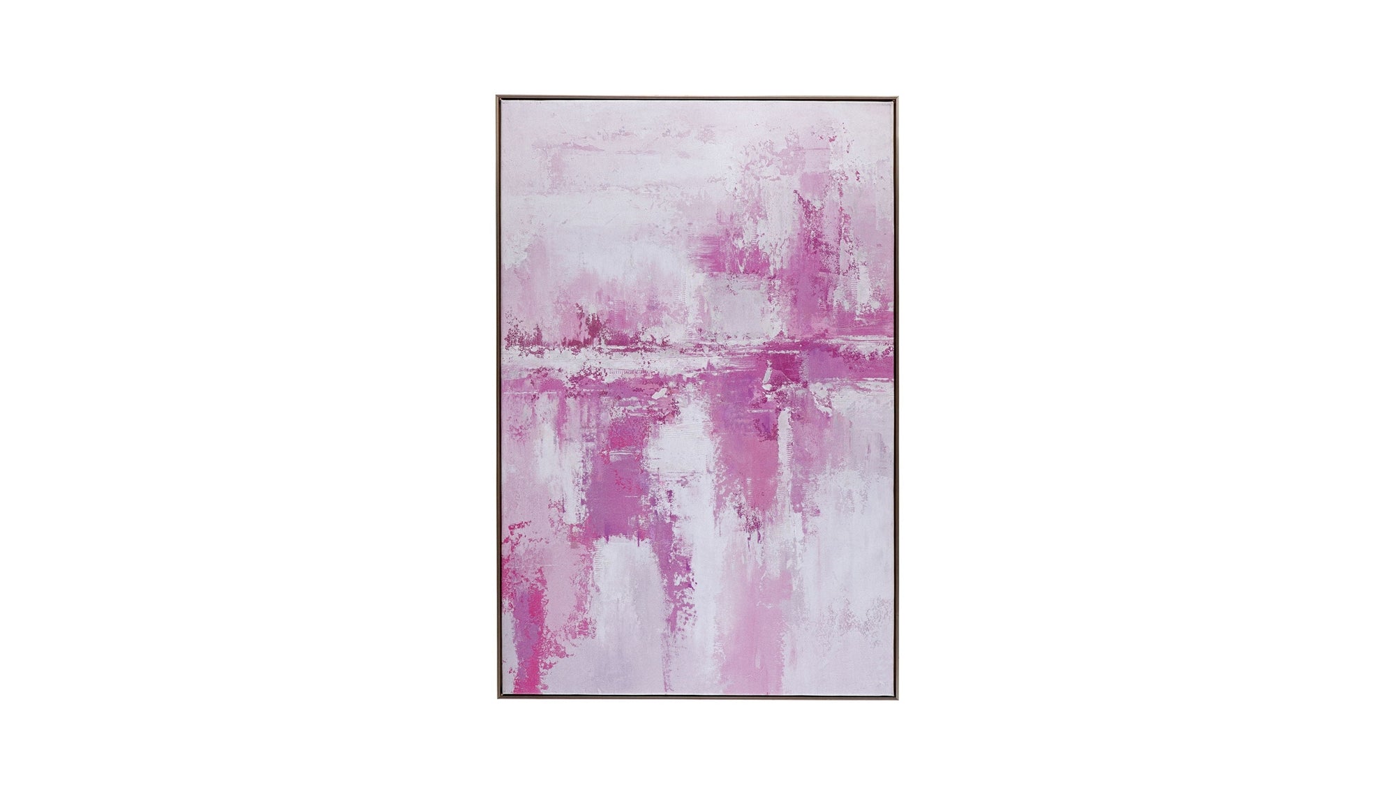 Settled Canvas Art - Pink