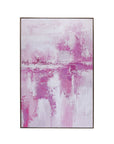 Settled Canvas Art - Pink