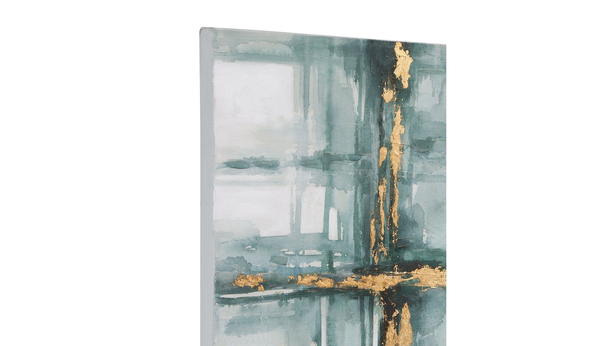 Mulligan Canvas Art - Gold