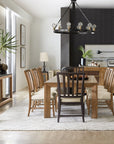 Big Sky - Leg Table With 1-24" Leaf - Light Brown