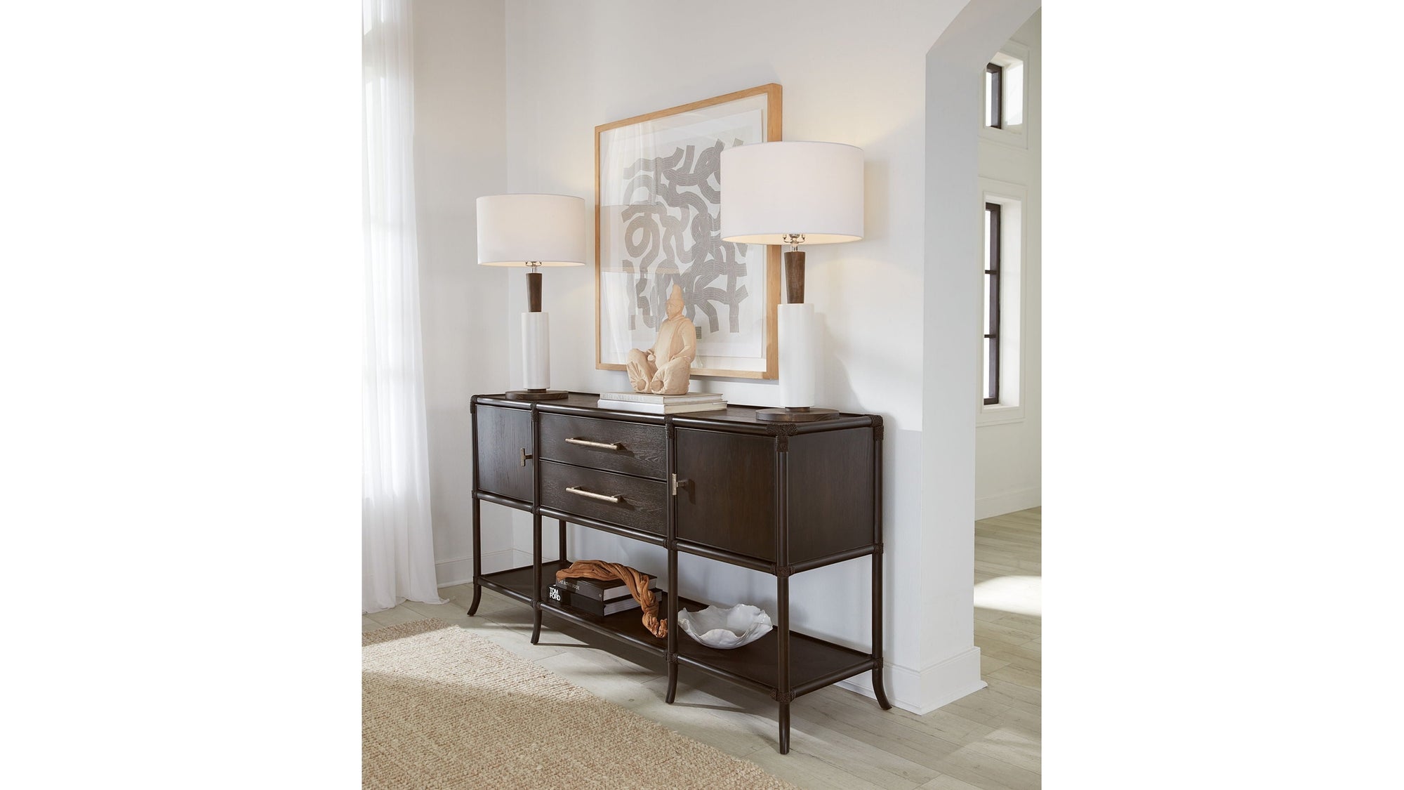 Retreat - Pole Rattan Sideboard