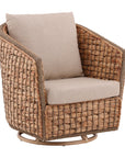 Bailey - Swivel Chair - Light Brown / Beige