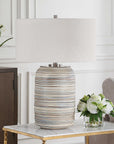 Prospect - Ceramic Large Table Lamp - Gray