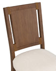 Lincoln - Upholstered Dining Chair - Brown / Milk